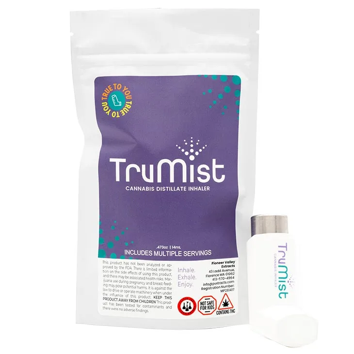 | TruMist Cannabis THC Inhaler trumist nhalience recreational and medical cannabis thc inhaler