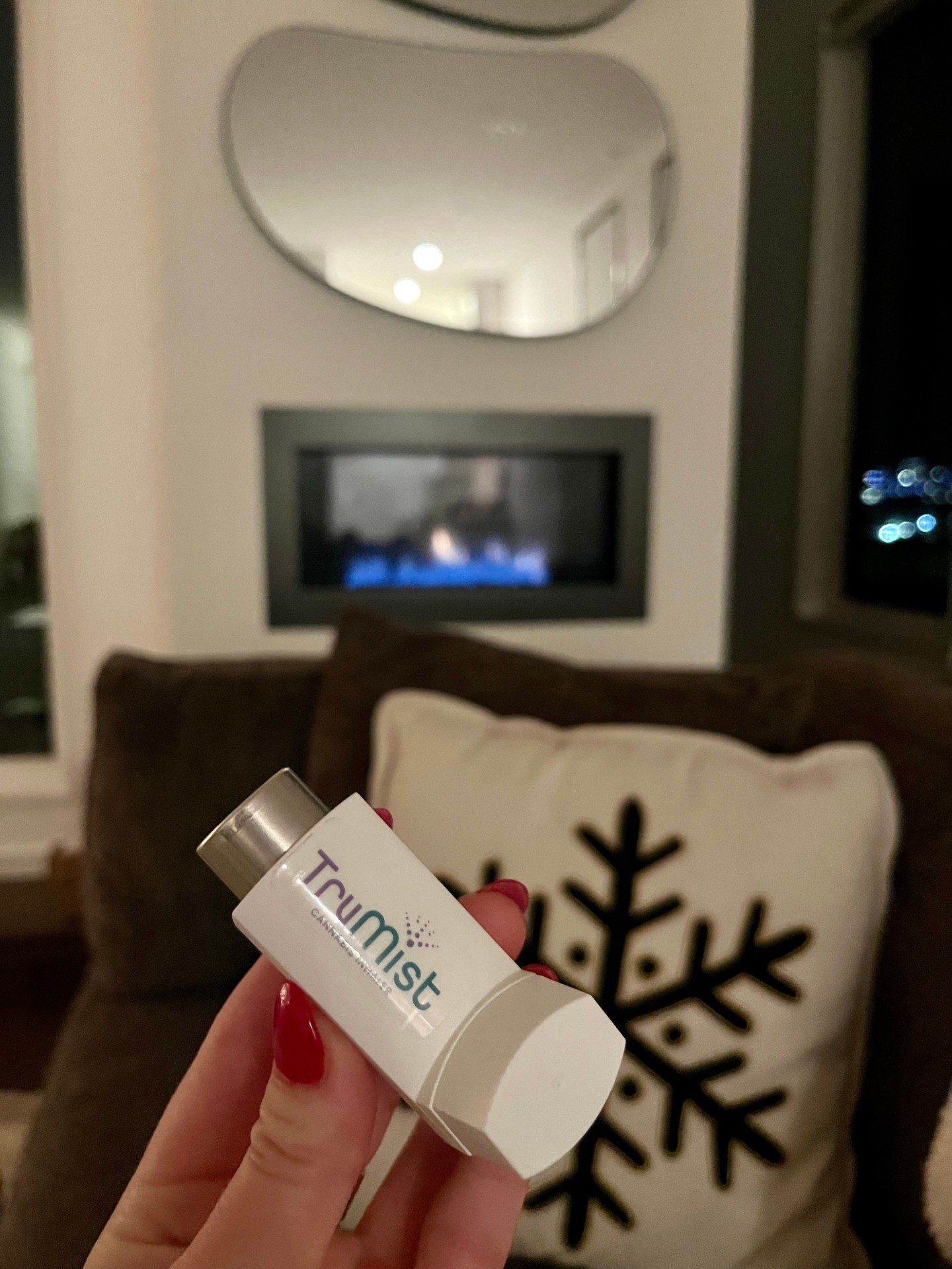 Curl up with your TruMist, put your feet up, and relax