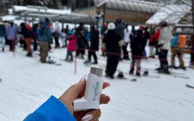 Hitting the slopes? Your TruMist fits right in your pocket and is the perfect way to enjoy your day outdoors. #trumistblog