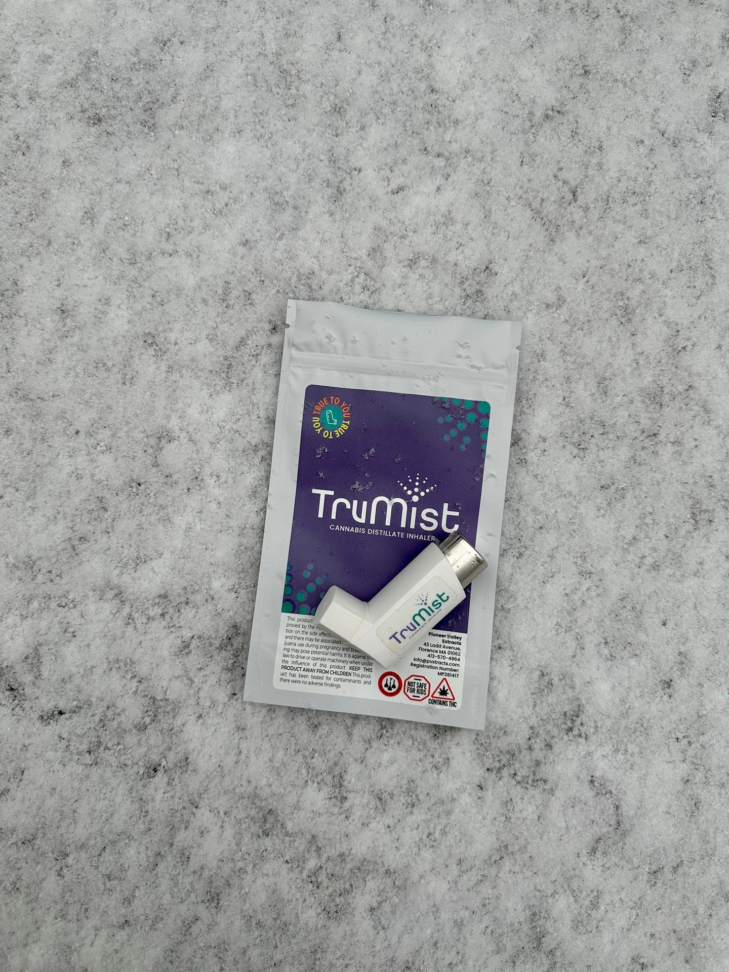 Brave the cold with your TruMist inhaler. Inhale, exhale, enjoy️